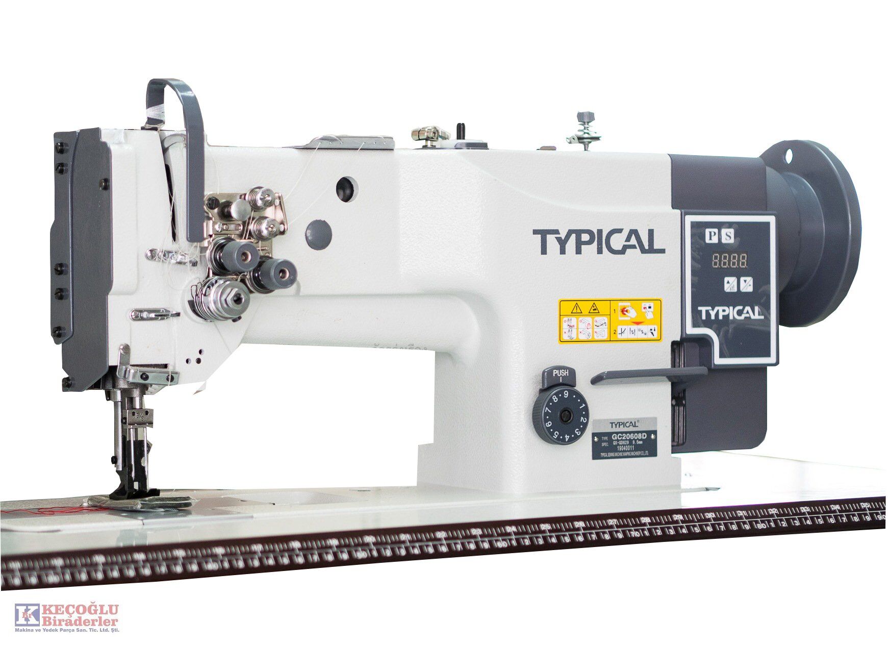 Gc20608D Çift Papuç Çift İğne Deri Makinesi