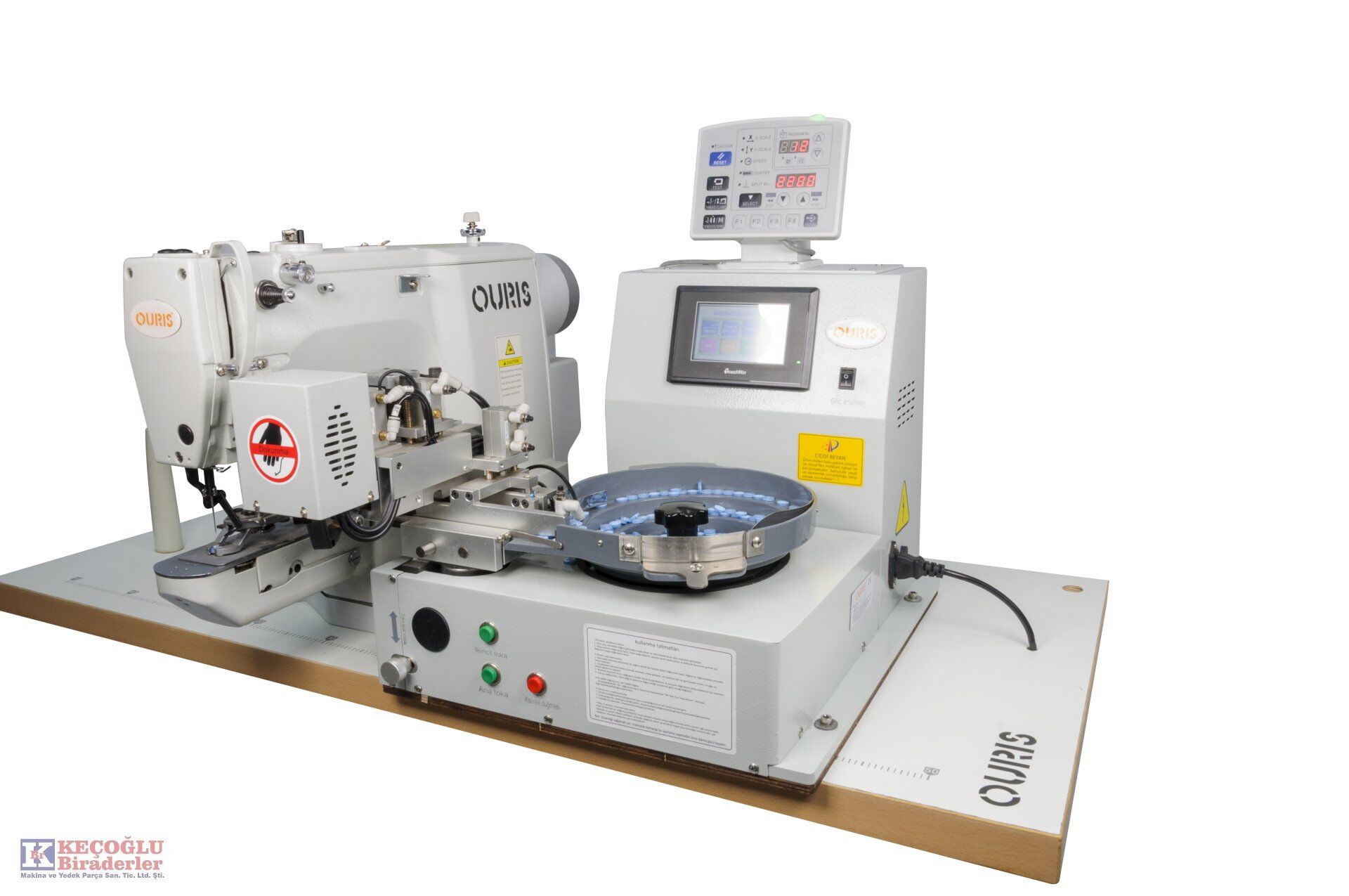 Or-988-438D Otomatik Besleme Sistemli Düğme Makinesi