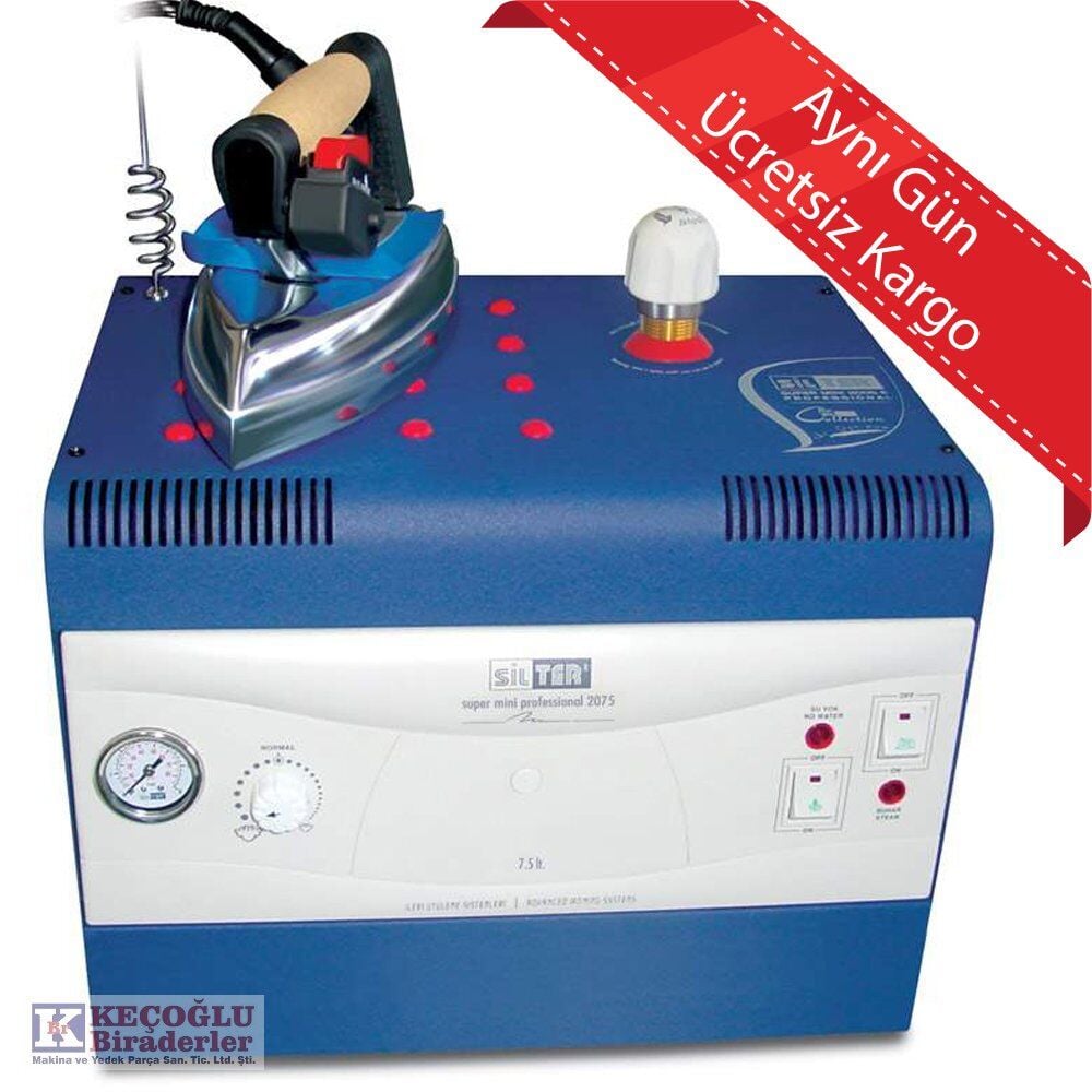Silter Spr-Mn 2075 Süper Mini Profesyonel 7,5 Litre Kazanlı Ütü