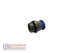 Pünomatik Düz Rekor 1/4-6Mm