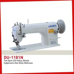 Du-1181N Juki Tek İğne Çift Papuç Düz Dikiş Makinası